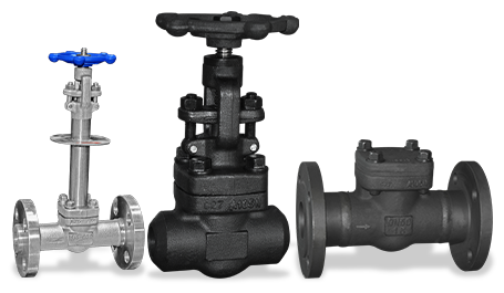 Forged steel valve series
