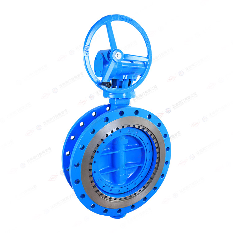 Bidirectional pressure flange butterfly valve