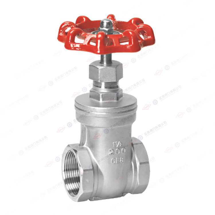 Threaded gate valve