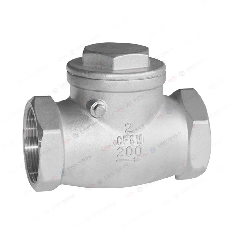 Threaded check valve