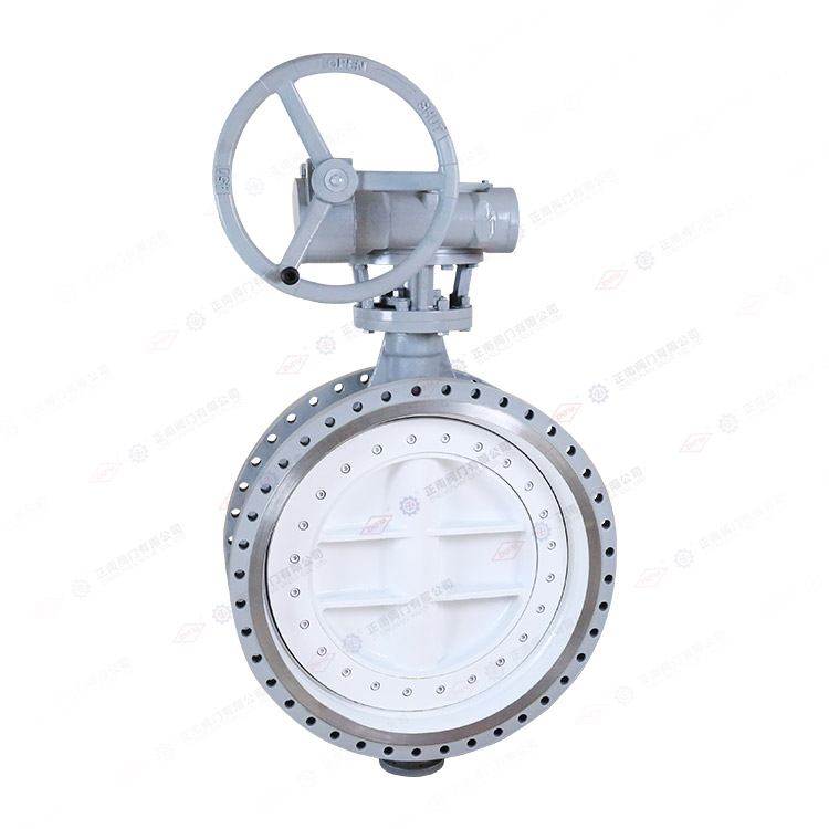 Worm gear flange butterfly valve