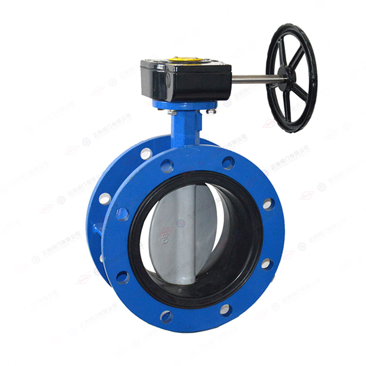 Soft sealed flange butterfly valve