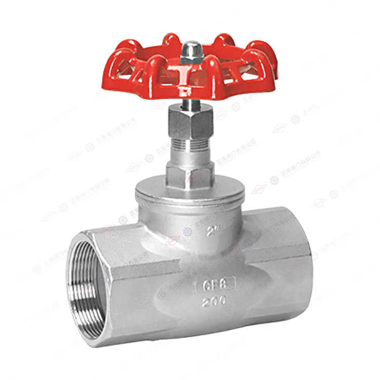 Threaded globe valve