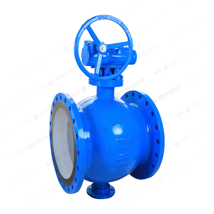 Eccentric hemispherical valve