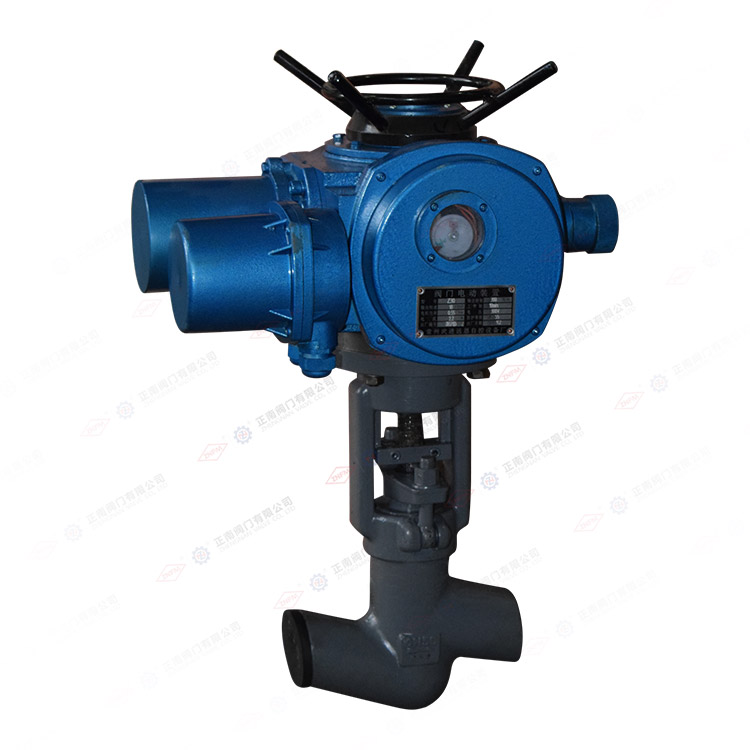 Electric butt welding globe valve