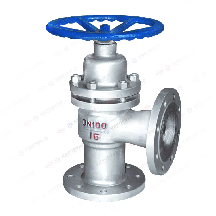 Plunger angle globe valve