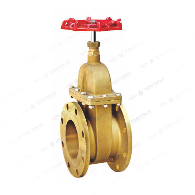 Brass flange gate valve