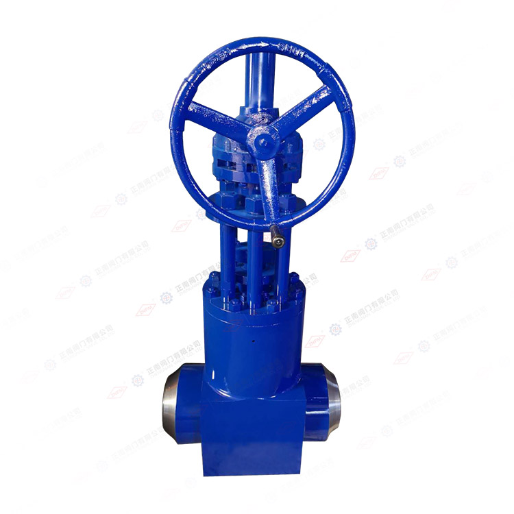 Welding gate valve
